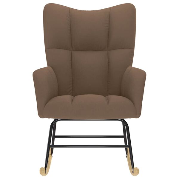 vidaXL &scaron;ūpuļkrēsls, brūns audums