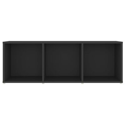 vidaXL TV plaukti, 4 gab., pelēki, 107x35x37 cm, skaidu plāksne