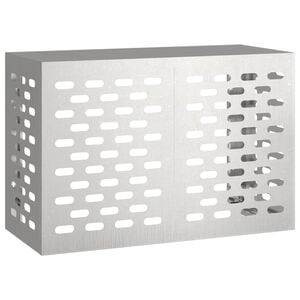 vidaXL Gaisa kondicioniera pārsegs Sudraba 90 x 40 x 60 cm
