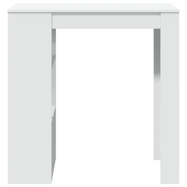 vidaXL bāra galds ar plauktiem, 102x50x103,5 cm, inženierijas koks