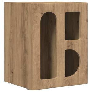 vidaXL Naktsgaldiņ&scaron; Artisānā ozols 40 x 35 x 50 cm Inženierijas koks