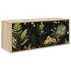 vidaXL Sienā montējams TV skapis RHENEN 102 x 33 x 40 cm Sonomas ozols