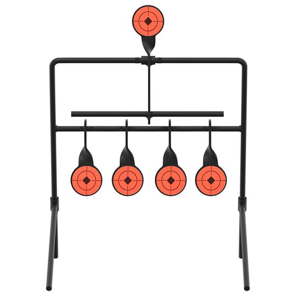 vidaXL Atjaunojamais mērķis Melna 40 x 34 x 53 cm Tērauds