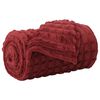 vidaXL Pledu segas 6 pcs Bordo sarkans 150 x 130 cm Flīss