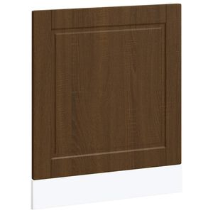 vidaXL trauku mazgājamās ma&scaron;īnas panelis Porto ozolkoka 60x1,5x57 cm