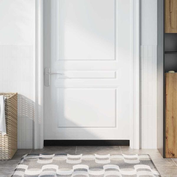 vidaXL Skrūvējami durvju birstes blīvējumi 12 pcs Sudraba 100 cm