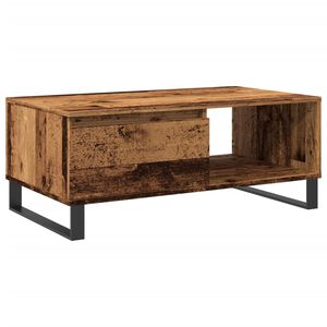 vidaXL kafijas galdiņ&scaron;, veca koka, 90x50x36,5 cm, inženierijas koks