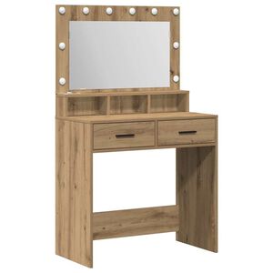vidaXL Dressing galds Artisānā ozols 79 x 41 x 135 cm