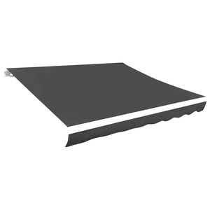 vidaXL nojumes maiņas jumts, pelēks, 430x295 cm, poliesters