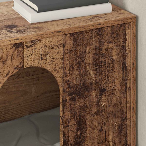 vidaXL Kaķu māja Vecs koks 51 x 30 x 52 cm Inženierijas koks