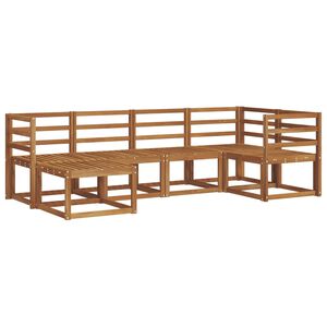 vidaXL Āra dīvānu komplekts 6 pcs Dabiska