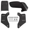vidaXL automa&scaron;īnas roku balsts, universāls, melns, 13x33x(33-53) cm, ABS