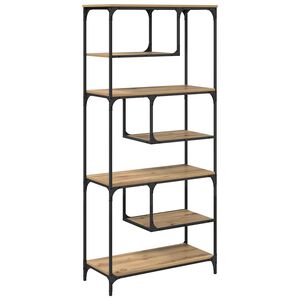 vidaXL Grāmatu skapis amatnieku ozola 81 x 36 x 176 cm