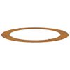 vidaXL piemērots plakaniem koka gredzeniem 5 pcs Brūna &Oslash;90 / 120 cm