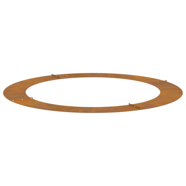 vidaXL piemērots plakaniem koka gredzeniem 5 pcs Brūna &Oslash;90 / 120 cm