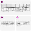 vidaXL Āra dīvānu komplekts 7 pcs Dabiska Cietā akācijas koks