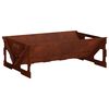 vidaXL Uguns bedre Rūsa 60 x 40 x 20 cm Novecināts tērauds
