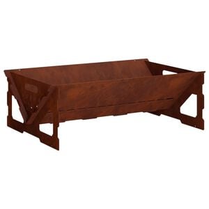 vidaXL Uguns bedre Rūsa 60 x 40 x 20 cm Novecināts tērauds