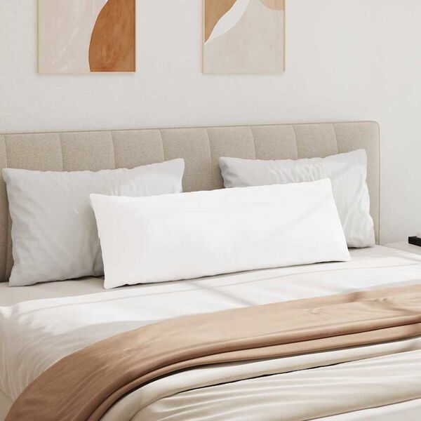 vidaXL Dīvāna spilveni 2 pcs Balts 120 x 40 cm audums