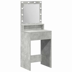 vidaXL Dressing galds Betona pelēks 50 x 41 x 135 cm Inženierijas koks