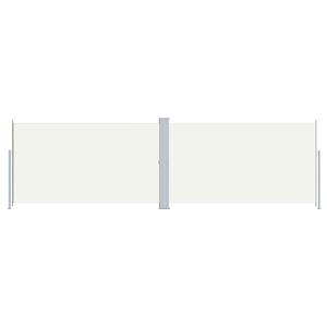 vidaXL izvelkams sānu aizslietnis, krēmkrāsa, 180x600 cm