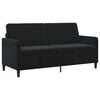 vidaXL Sofas ar uzglabā&scaron;anu Melns 172 x 78 x 87 cm Poliesters