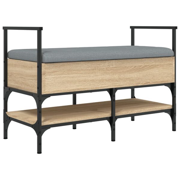 vidaXL apavu skapītis, ozolkoka, 85,5x42x57,5 cm, inženierijas koks