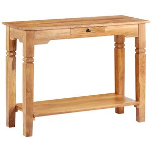 vidaXL konsoles galdiņ&scaron;, 100x40x76 cm, akācijas masīvkoks