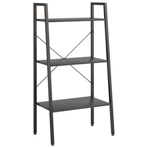 vidaXL 3-līmeņu plaukts, melns, 56x35x108 cm