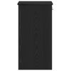 vidaXL Galds Melns ozolkoks 80 x 40 x 75 cm Inženierijas koks