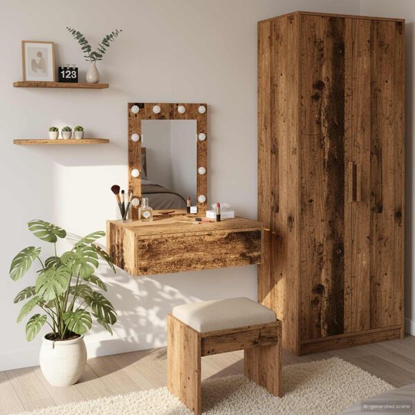 vidaXL Dressing galds Brūna 60 x 40 x 70 cm Inženierijas koks