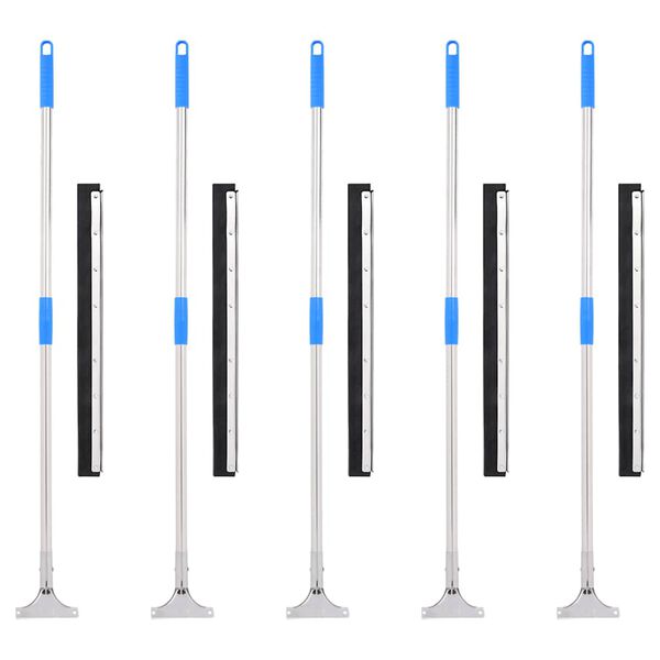 vidaXL grīdas slotiņas, 5 gab., 60x122,5 cm, tērauds un gumija