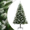 vidaXL mākslīgā Ziemassvētku egle ar sniegu, 150 cm