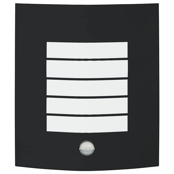 vidaXL Āra sienas gaisma Melna 23.5 x 9 x 26 cm