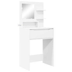 vidaXL Guļamistabas ģērb&scaron;anās galdiņi Balts 80 x 39,6 x 135 cm