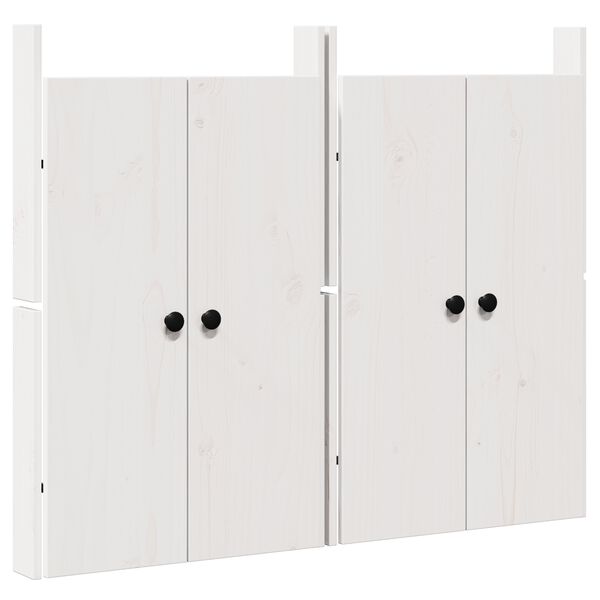 vidaXL Virtuves durvis MEPPEL 2 pcs Balts 50 x 9 x 82 cm