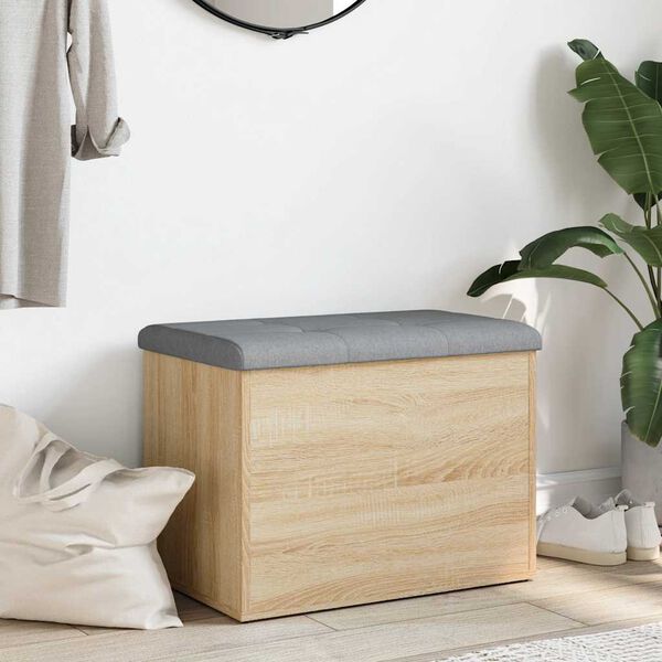 vidaXL uzglabā&scaron;anas sols, Sonoma ozols, 62x42x45 cm, inženierkoks