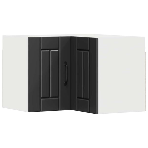 vidaXL Virtuves Skapis Melna 57 x 57 x 40 cm Inženierijas koks