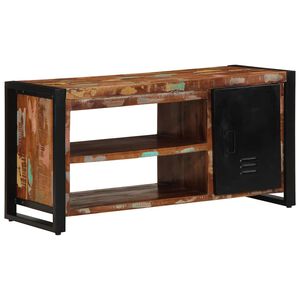 vidaXL Apavu panka Daudzkrāsains 100 x 40 x 50 cm
