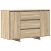 vidaXL Puse Sonoma ozols 120 x 41 x 75 cm Inženierijas koks