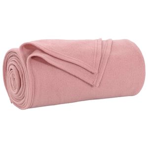 vidaXL Mest segu Rozā 170 x 130 cm 0.31 kg Flīss