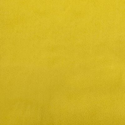 vidaXL dekoratīvi spilveni, 2 gab., dzelteni, Ø15x50 cm, samts