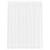 vidaXL Mežģīņu aizkars ar aizkariem Balts 220 x 300 cm Poliesters