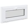 vidaXL Pagraba logs RISOR 80 x 40 cm PVC un stikls