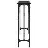 vidaXL Konsoles galds Melns ozols 140 x 23 x 75 cm