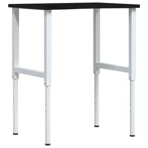 vidaXL darbagalds, brūns, 80x60x(71,5-98) cm, ozola masīvkoks