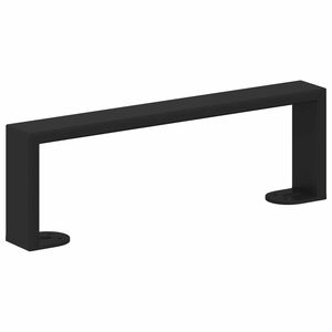 vidaXL Mēbeļu kājas 12 gab. Melna 311 x 40,5 x 100 mm Dzelzs