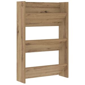vidaXL Apavu skapis 60 x 18 x 90 cm Inženierijas koks Artisan Ozols