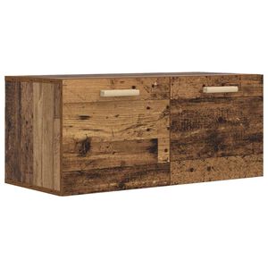 vidaXL Sienas skapis 80 x 36,5 x 35 cm Inženierijas koks Vecs koks