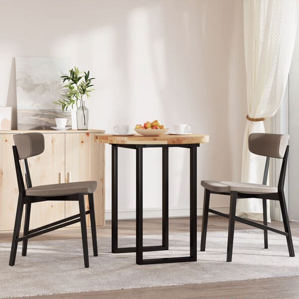 vidaXL galda virsma, &Oslash;70x4 cm, apaļa, akācijas masīvkoks